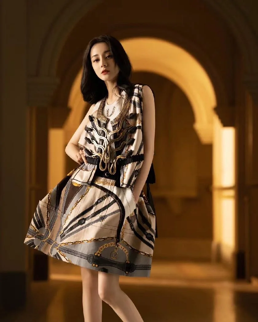 LVMH campaign portrait of Dilraba
